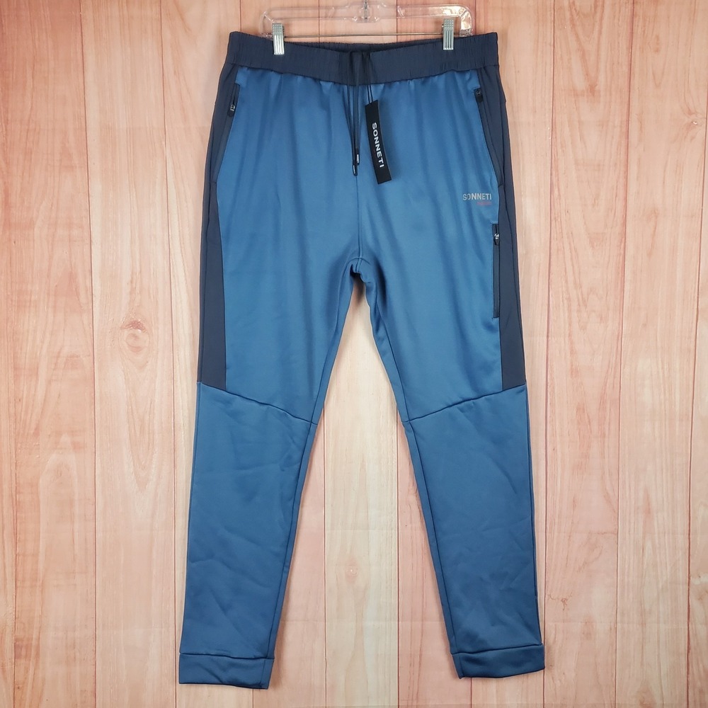 Sonneti Sport Dynasty Jogger Pants Men 2XL Blue Fleece Lined Outdoor Performance